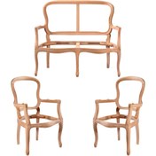 Resim Mobilya Baba Etimesgut Çay Takımı Cilasız Ham Ahşap 