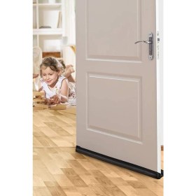 Resim Techno Station Çift Taraflı Kapı Altı Rüzgar Önleyici Isı Yalıtım Süngeri Rüzgarlık Böcek Haşere Önleyici 