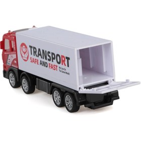 Resim Vardem Surtmelı Metal 1:50 Kapalı Kasa Kamyon - Beyaz - Beyaz / Standart 