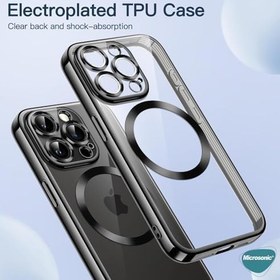 Resim Microsonic Apple iPhone 14 Plus için Kılıf MagSafe Luxury Electroplate [iPhone 14 Plus ile Uyumlu Kılıf - Lila] 