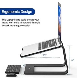 Resim Karokstore M5 Alüminyum Ergonomik Katlanır Bilgisayar Standı Gümüş 