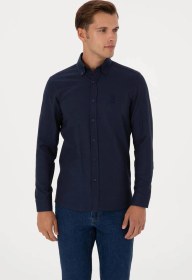 Resim U.s. Polo Assn. Nova025k Lacivert Erkek Gömlek 2225592 Lacivert 