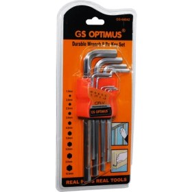 Resim Go İthalat 9 Parça Krom Uzun - Düz Alyan 180MM (784) 