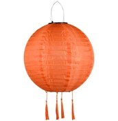 Resim Maiyame 30cm Turuncu Güneş Enerjili Fener, Ip65 Su Geçirmez, 600mah Şarj Edilebilir Pil, Dış Mekan İçin Akıcı Tasarım 