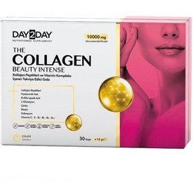 Resim Day2Day The Collagen Beauty Intense Çilek 1000 mg 30 Saşe 