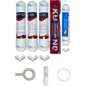 Resim Pemax Water Solutions Kapalı Kasa Su Arıtma Cihazlarına Ecomax 5'li Orijinal Lg Kuno Mebran Mineralli Tatlandırıcı 