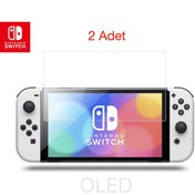 Resim Nintendo Switch Oled Ekran Koruyucu Temperli Cam Premium Pro 9H 2 