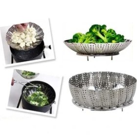 Resim Evefix Buharda Pişirme Aparatı Haşlama Sepeti 