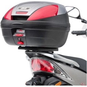 Resim Gıvı E137 Kymco Agılıty 50-125-150-200 08-13 Arka Çanta Taşıyıcı 70l - Su Geçirmez Motosiklet Arka Koltuk Çantası 