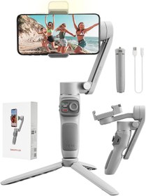 Resim ZHIYUN Akıllı Telefon Gimbal Sabitleyici Elde Taşınabilir 3 Eksenli LED Dolgu Işığı Tutacağı 