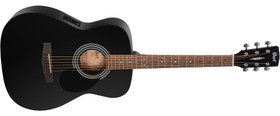 Resim Cort AF510E-BKS Elektro Akustik Gitar | Siyah Satin - Dahili EQ 