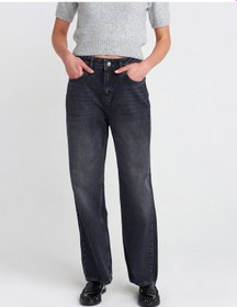 Resim Dilvin 71773 Yeni Kesim Straight Pantolon Siyah 