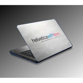 Resim Laptop Sticker Notebook Pc Kaplama Etiketi Helvetica With 