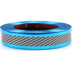 Resim Sones 1m Araç Tamponu Çarpışma Önleyici Şerit, Renk: İki Renkli Mavi 3cm 