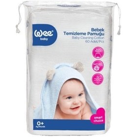 Resim Bebek Temizleme Pamuğu 60lı 321 Beyaz 