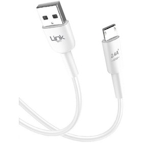 Resim Linktech K600 Safe Fast 1 M 2.4 A Micro USB Şarj Kablosu 