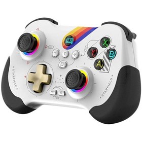 Resim Aırstorr Z01 Rgb Işıklı Switch/ps3/ps4/android/ios Mfi/pc/steam Uyumlu Kablosuz Bluetooth Gamepad 