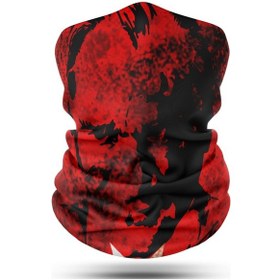 Resim Dair Türk Bayrağı Desenli Boyunluk Bandana Outdoor Balaklava Yüz Maskesi Kafa Bandı 
