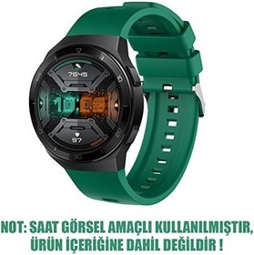 Resim Microsonic Samsung Galaxy Watch 46mm için Kordon, Silicone RapidBands Koyu Yeşil [Galaxy Watch 46mm ile Uyumlu Kordon - Koyu Yeşil] 