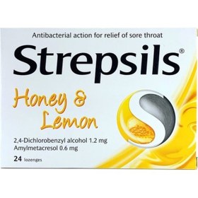Resim Strepsils Limon & Bal Aromalı Pastil 