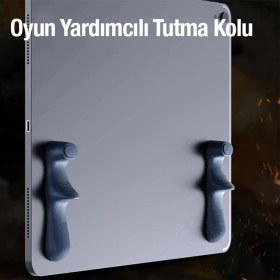 Resim MiraLive Memo PB02 2 Adet Tablet Için Yapışkanlı Silikon Oyun Yardımcı Tutma KOLU-(5775) 
