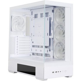 Resim Zalman P40 Ds Whıte Atx Mıd Tower Beyaz Kasa 2 X Usb 3.0, 1 X Usb Type-c,1 X Mikrofon, 1 X Kulaklık, 4x 120mm Argb Fan 