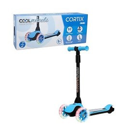 Resim Cool Wheels Cortix Mavi Işıklı 3 Tekerlekli Çocuk Scooter 
