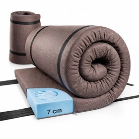 Resim Visco Akıllı Sünger Kılıflı Kamp Yatağı - Füme / 70x190 