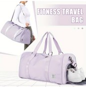 Resim Motion003 1 Adet Büyük Kapasiteli Light Violet Nylon Seyahat Bavulu Ayakkabı Gözü Islak Kuru Cebi Çok Cepli Açık Menekşe 