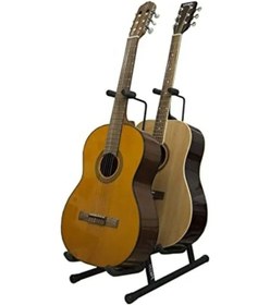 Resim Çiftli Sap Destekli Gitar Sehpası, Dayanıklı Ve Pratik Tasarım 183 Açık Mavi 