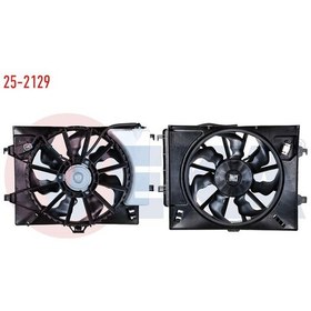 Resim Veka-25-2129 - Fan Motoru Su Radyatoru Davlumbazlı Teklı Fan Bı 
