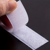 Resim Bir Rulo saç tokası ve Döngü Hızlı Bağlantı Bandı, 8.74 inç Uzunluk, 2cm ve 3cm Genişlik Seçenekleri, Güçlü Yapışkan Naylon Şeritler, Beyaz, Ayakkabı ve Giysiler İçin 