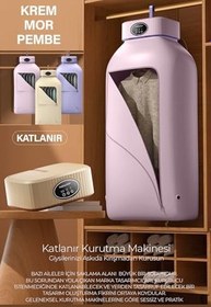 Resim ROBO Katlanır Çamaşır Kurutma Makinesi Mor 