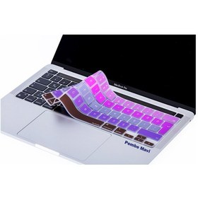 Resim MacBook Pro TouchBar Klavye Koruyucu 13inc 16inc Türkçe Baskılı 