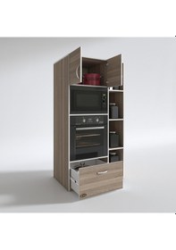 Resim Kenzlife fırın dolabı makbule crd 180*90*56 mutfak çekmeceli ayaklı banyo kiler ofis 