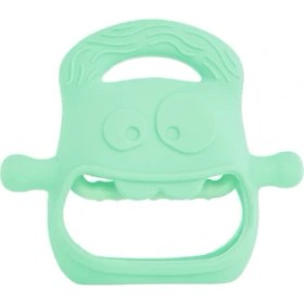 Resim Açık Yeşil Bebek Silikon Diş Kaşıyıcı 