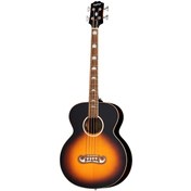 Resim Epiphone El Capitan J-200 Studio Elektro Akustik Bas Gitar (Aged Vintage Sunburst) 
