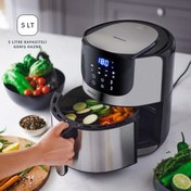 Resim Airfryday 2502h 8 Farklı Program, Dokunmatik Ekran, 5l Airfryer Homend