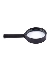 Resim Xhhdqes 3x El Tipi Siyah Plastik Çerçeve 40mm Lens 3x Büyüteç Büyüteç 