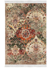 Resim Alanur Home Eko Trend Djt Yıkanabilir Kaymaz Taban 3 Lü Yatak Odası Takımı F5030 Vintage Renkli 