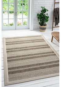 Resim Etnik Terra Halı Bordürlü Salon Oturma Odası Çocuk Odası Yatak Odası Halısı 2553b Terra 