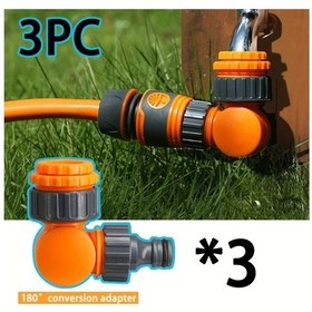 Resim Cloud011 180 Derece Döner Hortum Bağlantısı 3 Parça Ev Bahçe Sulama Sistemleri 