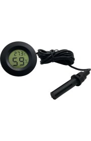 Resim Tekno İstanbul Buzdolabı Için Problu Termometre Sıcaklık Saati Nem Ölçer 