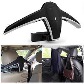 Resim Oto Koltuk Arkası Elbise Askılığı Ceket Askısı Katlanabilir Siyah Araç İçi Askılık Kaydırmaz Yüzeyli Çanta Kıyafet Askısı Yüksek Kalite 00 Şüscaroto Aksesuar 