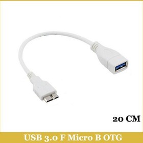 Resim Ti-Mesh Usb 3.0 Af / Microb Otg,Round,Nickel Beyaz - 20Cm 