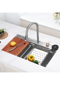 Resim Krome Teknolojik Akıllı Eviye Seti Kombine Basic Saten Krm1010-Br 
