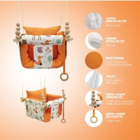 Resim Sallansana Orman Turuncu Kombin Dream Swing Salıncak 
