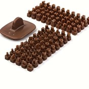 Resim Kil Harf Damgaları, Polimer Kil Araçları, Küçük Harf Kil Seramik Damgaları, [Plastik Damgalar] Mini Harf ve Sayı Plastik Damga Seti | Seramik Harf ve Sayı Damga Seti | Plastik | Kil, DIY Küpe Kesme Kalıpları, Takı Kolye Yapım Araçları için Uygun | Elektriksiz Polimer Kil Sanat Araçları 