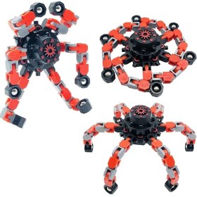 Resim MCM Group Fidget Spinners Dönüştürülebilir Zincir Robot Oyuncak -1 Adet Stokta Olan Gönderilir 