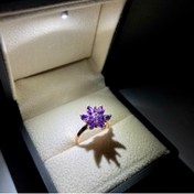 Resim LOTUS JW Lotus Çiçeği Yüzük & Işıklı Yüzük Kutusu - 925 Ayar Gümüş Yüzük 